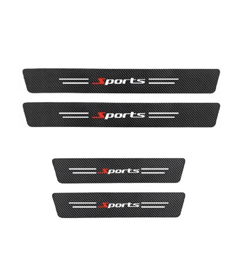 iShopping - Muzamil Store Anti Fiber Car Door Carbon Stickers - 4Pcs