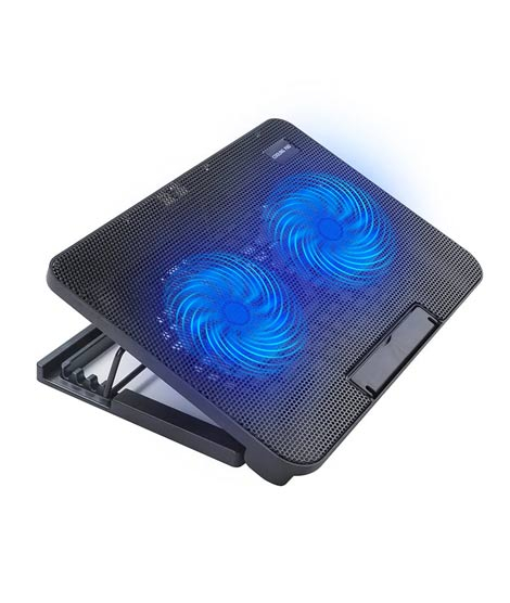 iShopping - Muzamil Store Laptop Cooling Pad 2 Fan With Light (X-N99)
