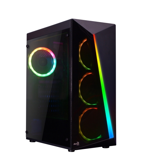 iShopping - AeroCool Shard ARGB Mid Tower Gaming Case Black