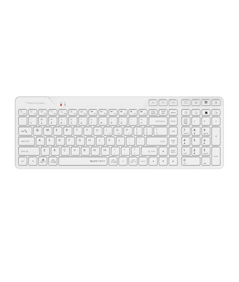 iShopping - A4Tech Bloody Fstyler AS Bluetooth & Rechargeable Wireless Keyboard (FBK27C)-White