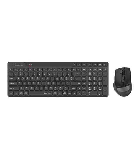 iShopping - A4Tech Air2 Rechargeable Bluetooth Wireless Combo Set (FB2800C)-Black