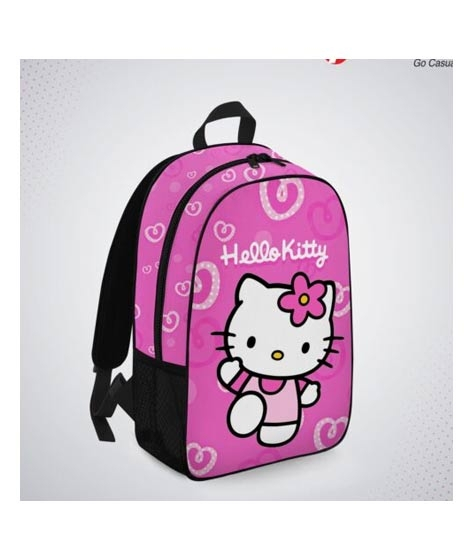 iShopping - Traverse Hello Kitty Printed Kids School Backpack (T598KG)