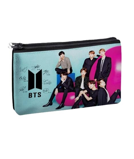 iShopping - Traverse BTS Army Digitally Printed 2 Zipper Pencil Pouch (1047)