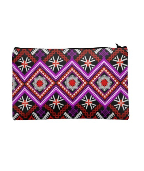 iShopping - Traverse Floral Design Digitally Printed Pencil Pouch For Girls (T901)