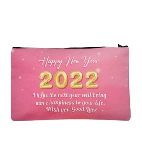 iShopping - Traverse Happy New Year 2022 Digitally Printed Pencil Pouch (T785)