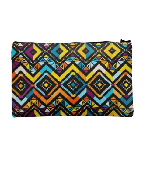 iShopping - Traverse Floral Design Digitally Printed Pencil Pouch For Girls (T914)