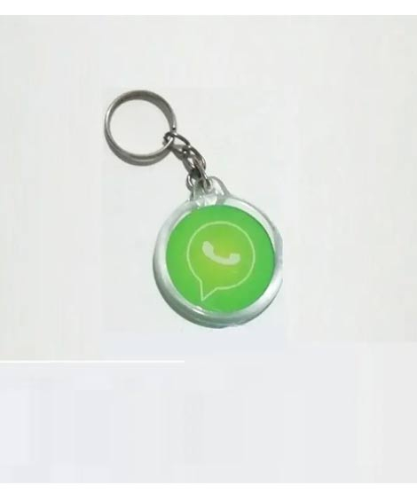 iShopping - Afreeto Plastic Whatsapp Logo Keychain