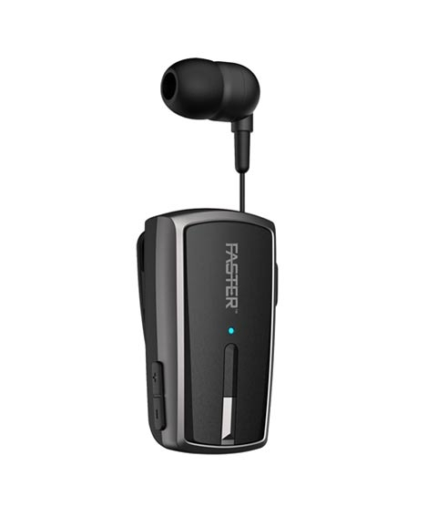 iShopping - Faster R12 Wireless Stereo Clip-On Earbuds