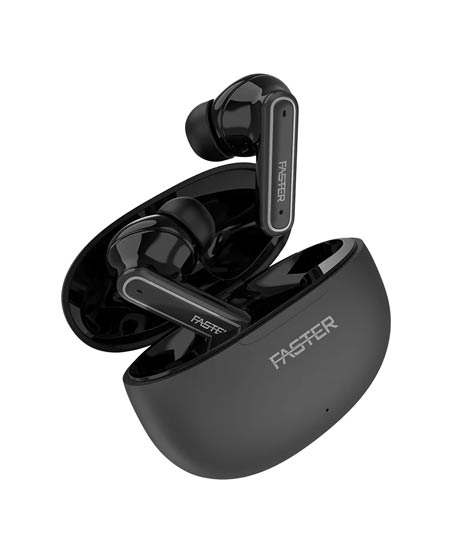 iShopping - Faster Quest X ANC Wireless Earbuds-Black
