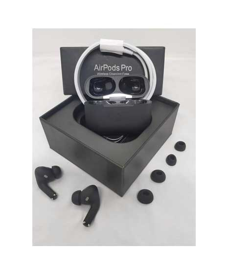 iShopping - Marwa Collection Airpods Pro 2 Black with Free Silicon Case
