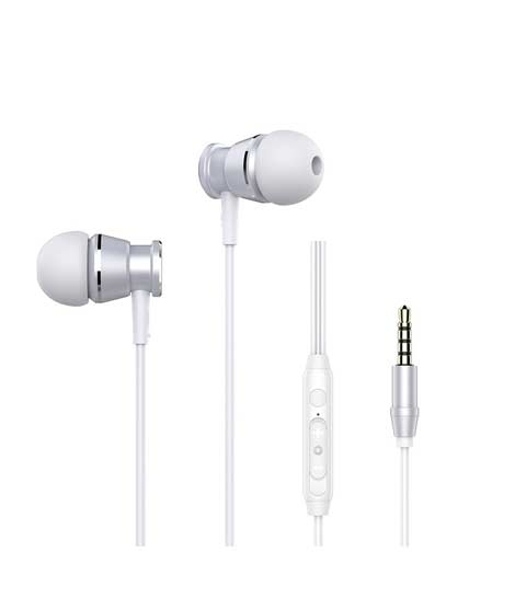 iShopping - Al Medina Lot Metal In-Ear Handsfree White