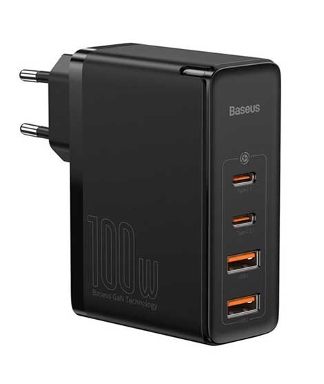 iShopping - Baseus GaN2 Pro 100W Dual Port Quick Charger Black (CCGAN2P-L01)