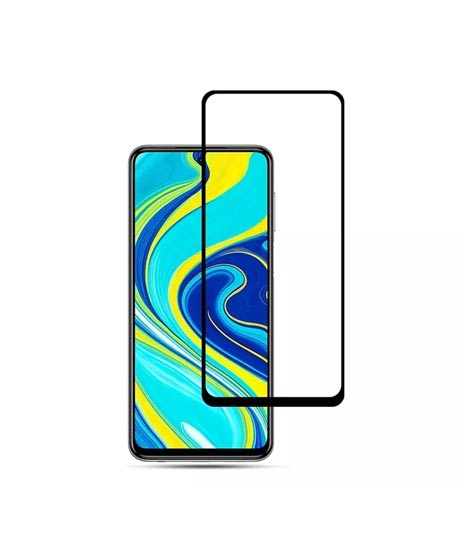 iShopping - Mocolo Edge To Edge Glass Protector For Redmi Note 9 Pro Black (AMT-4237)