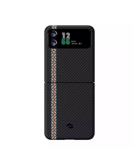 iShopping - Pitaka MagEZ 3 Carbon Fiber Magnetic Case For Galaxy Z Flip 4 (AMT-6237)
