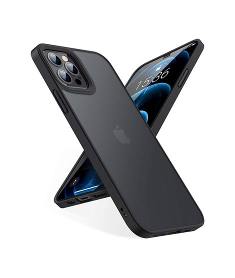 iShopping - Torras Guardian Translucent Matte Case For iPhone 12 Pro Max Mystic Black (AMT-6285)