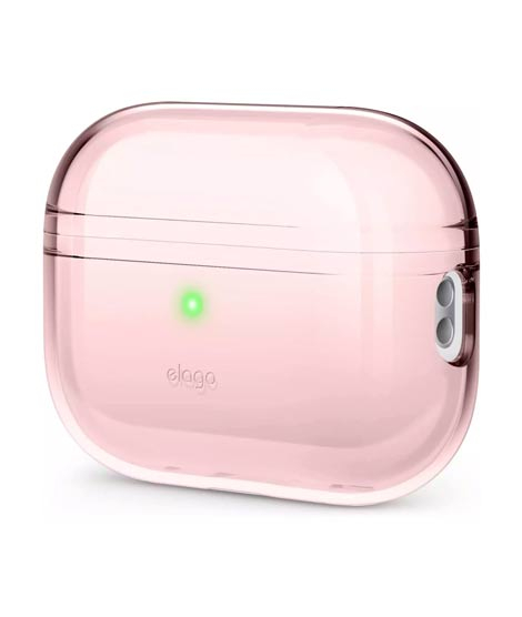 iShopping - Elago Clear Shockproof Case For Airpods Pro 2022 - Lovely Pink (AMT-6333)