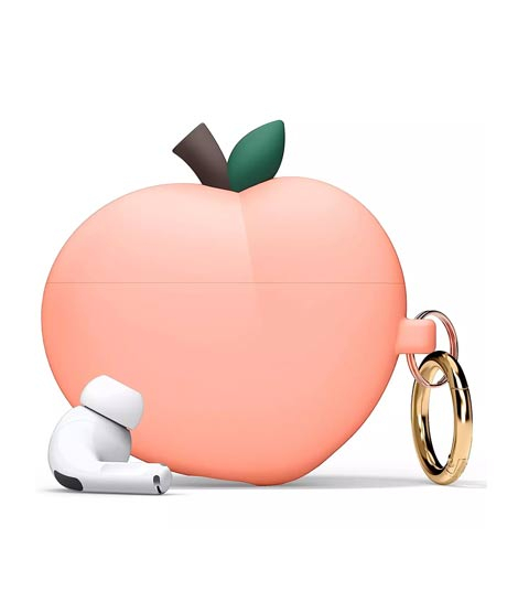 iShopping - Elago Peach 3D Design Case For Airpods Pro 2022 (AMT-6341)