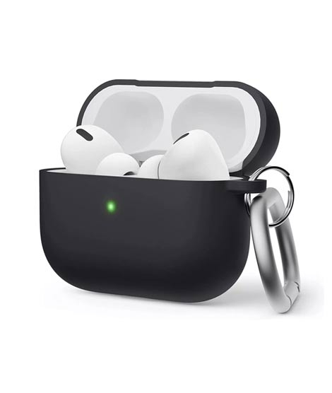 iShopping - Elago Liquid Silicone Ring Case For Airpods Pro 2022 Black (AMT-6655)