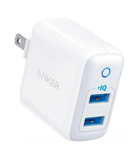 iShopping - ANKER PowerPort II 12W Dual Port Wall Charger (A2027121)