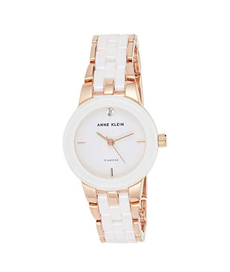 iShopping - Anne Klein Diamond Analog Women's Watch White (AK/1610WTRG)