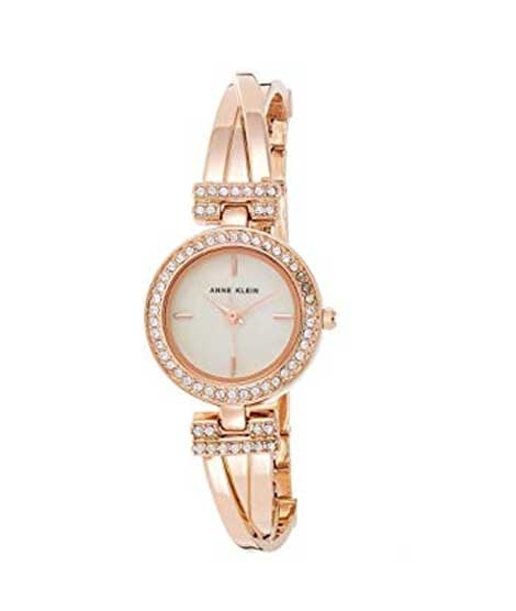 iShopping - Anne Klein Swarovski Crystal Bangle Women's Watch Rose Gold (AK/2238RGST)