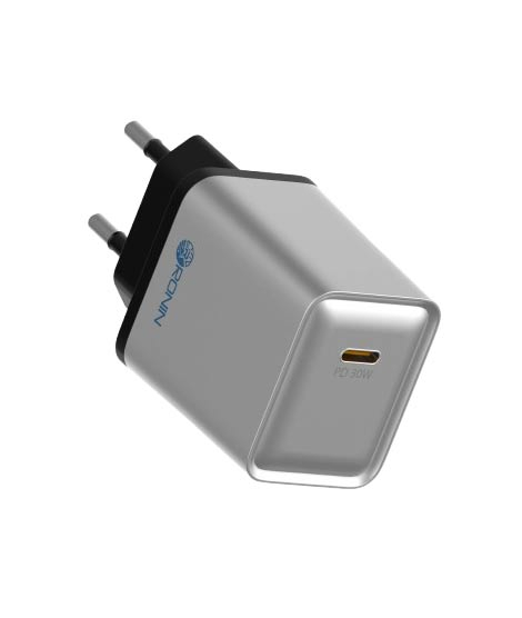 iShopping - Ronin 30W Type-C To Type-C PD Charger Grey (R-6015)