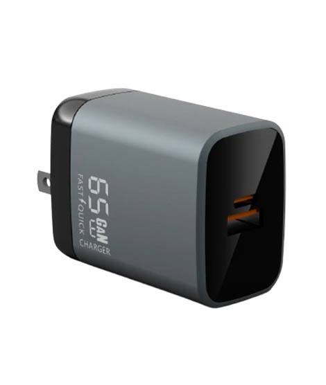 iShopping - Ronin Wizard 65 Watt Gan Charger Grey (R-6020)