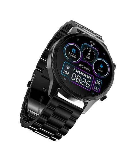 iShopping - Ronin Luxe Smart Watch (R-010)-Black