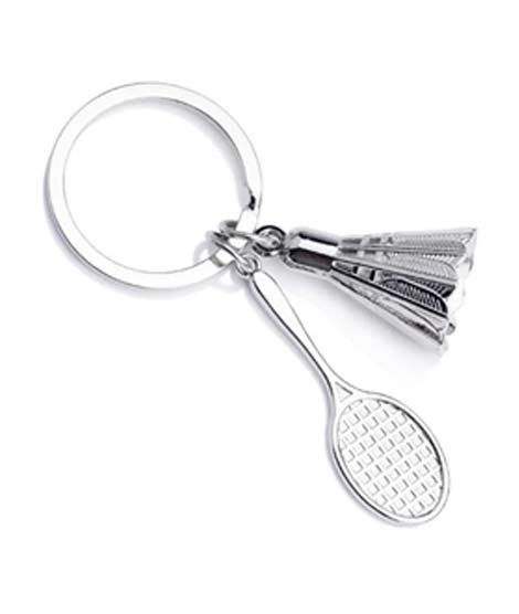 iShopping - M.Mart Badminton Style Metal Keychain