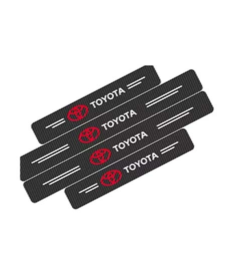 iShopping - M.Mart Anti Stepping Car Door Protection Toyota Stickers Pack Of 4