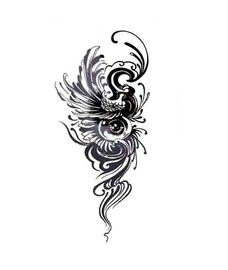 iShopping - M-Mart Eyes phoenix Temporary Tattoo Sticker
