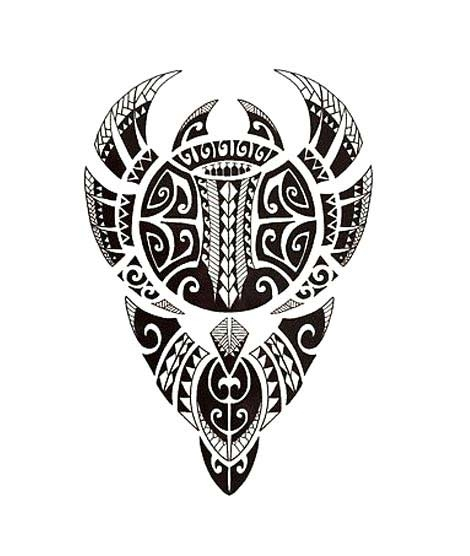 iShopping - M-Mart Polynesian Bull Temporary Tattoo Sticker