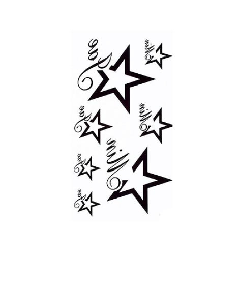 iShopping - M.Mart Love Star Temporary Tattoo Sticker