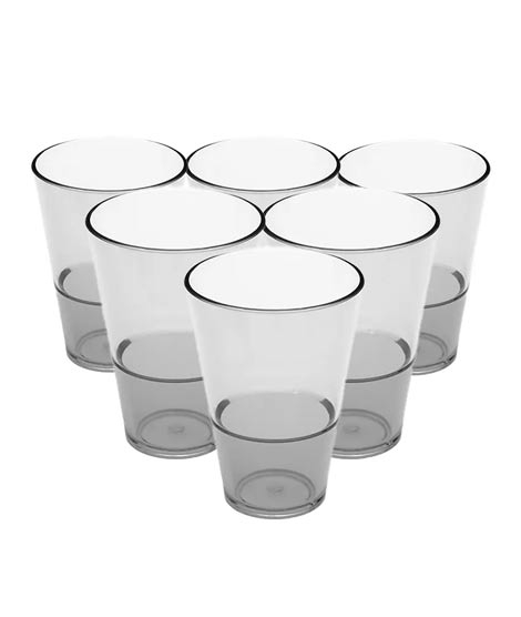 iShopping - Appollo Party Acrylic Glass M-6 (Pack Of 6)