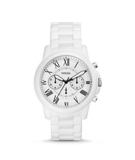 iShopping - Fossil Grant Chronograph Men's Watch White (CE5020P)