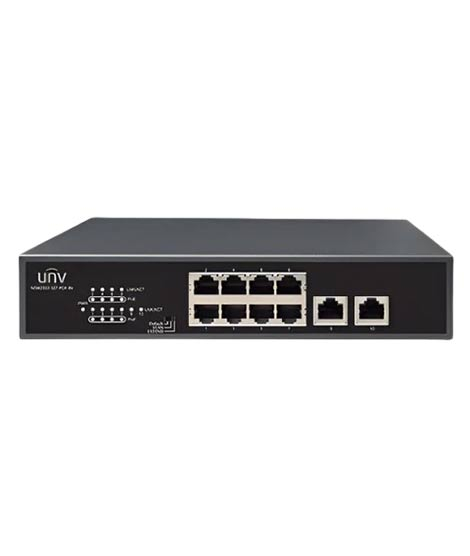 iShopping - Uniview Giga 8 +2 Port Power Over Ethernet Switch (NSW2010-10GT-POE-IN)