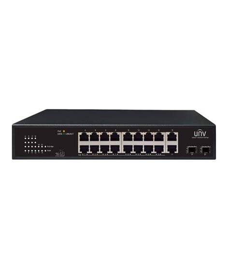 iShopping - Uniview 45 giga 16 Port Power Over Ethernet Switch (NSW2010-18GT2GP-POE-IN)