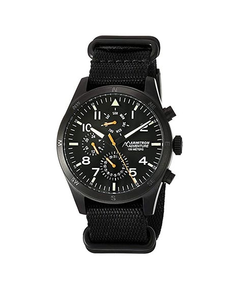 iShopping - Armitron Adventure Analog Men's Watch Black (AD/1004BKTIBK)