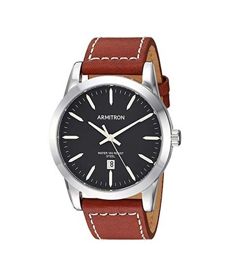 iShopping - Armitron Analog Men's Watch Brown (20/5293BKSVLB)