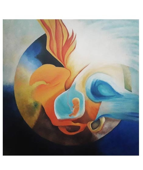 iShopping - Artora Wall Decor Abstract Painting (0001)
