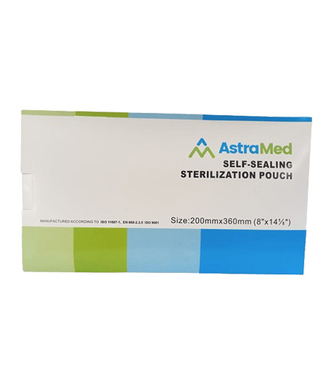 iShopping - Astramed Self Sealing Sterilization Pouches 200Pcs - 200mm x 360mm