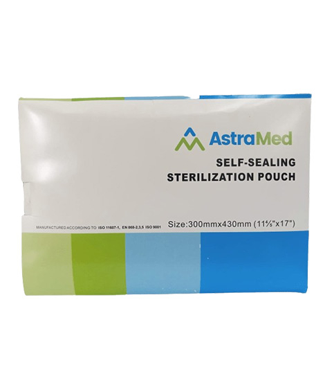 iShopping - Astramed Self Sealing Sterilization Pouches 200Pcs - 300mm x 430mm