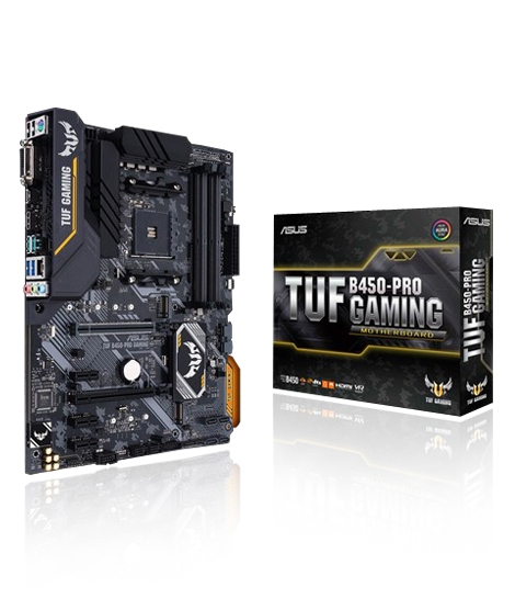iShopping - Asus TUF B450-PRO AMD AM4 ATX Gaming Motherboard
