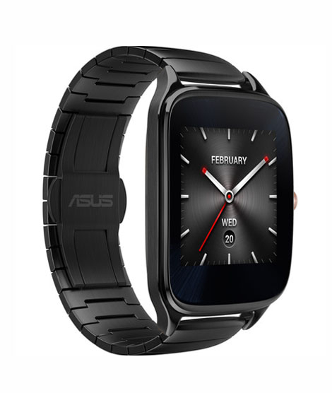 iShopping - Asus ZenWatch 2 1.63" Smartwatch (Gunmetal Casing/Gray Metal Band) 