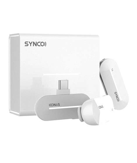 iShopping - Synco Type C Interface Dual Wireless Microphone System Pearl White (P2T)