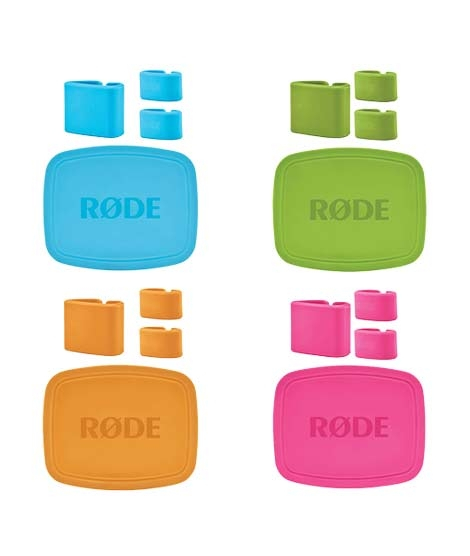 iShopping - Rode Colors 4 Color Coded Caps & Cable Clips For NT-USB Mini