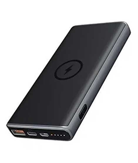 iShopping - Aukey 10000mAh Wireless Charging Power Bank Black (PB-Y32)