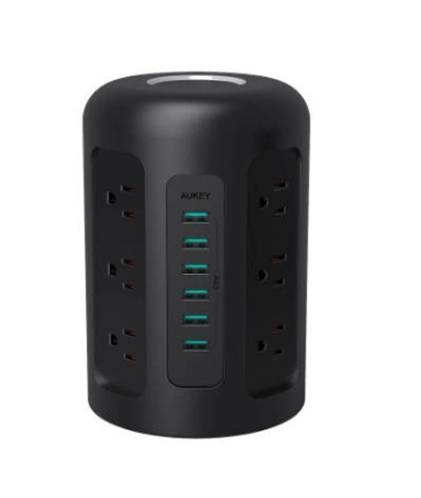 iShopping - Aukey 6 USB Ports Power Hub XL Black (PA-S14)