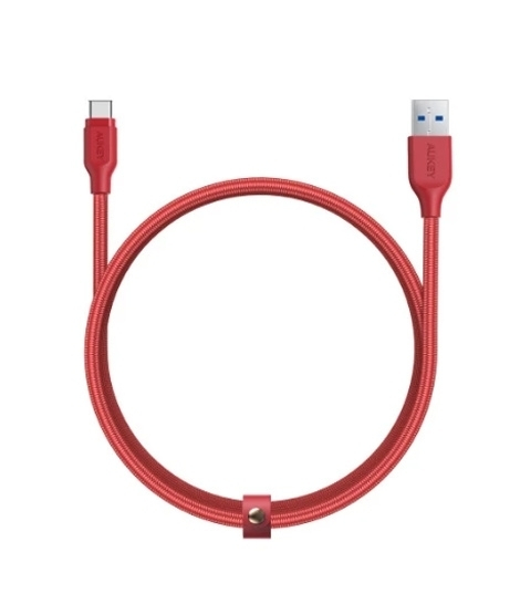 iShopping - Aukey Braided Nylon 3.1 Gen 1 A to C USB Cable (CB-AC1)