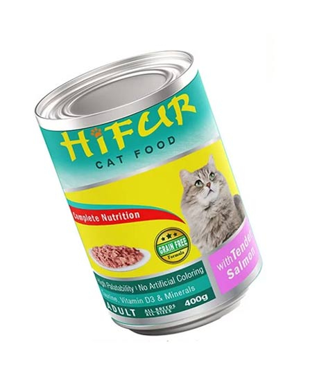 iShopping - Hifur Salmon Canned Adult Cat Food 400g